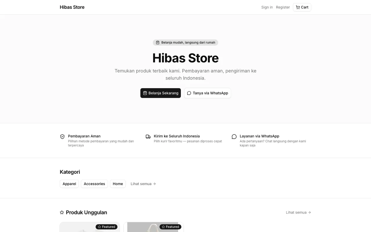 W-Commerce screenshot